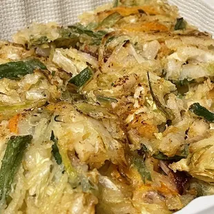 Seafood pancake