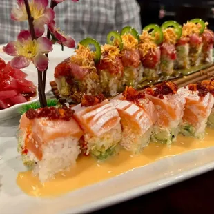 food, sashimi, sushi and sashimi, sushi