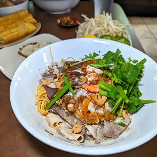 #2 Dry egg noodles with bone soup