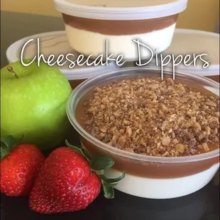 Cheesecake dips goes well with your favorite fruits or snacks