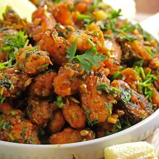 Baby Corn Manchurian - $9.99