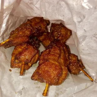 Chicken on a stick