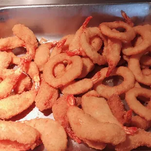 Fried shrimp with FF