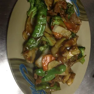 Beef mixed vegetable