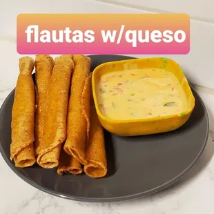 Flautas w/cheese