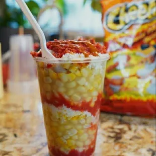HOT CHEETO Corn n a cup