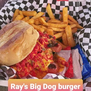 HOT CHEETO, CHILLY CHEESE  , HAM , WEENIE BURGER.....