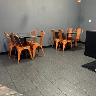 Inside seating