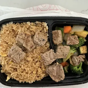New York Steak Plate (lunch)