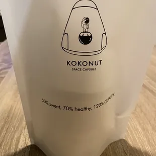 The bag the pudding comes in!