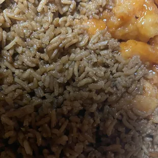 The rice looks like magnets