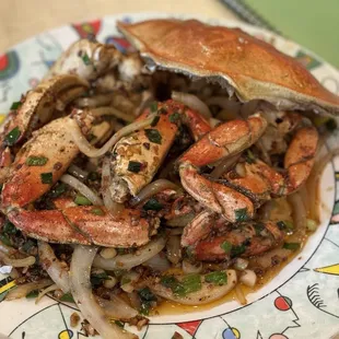 Salt and pepper crab