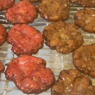 Cheery and Apple Fritters