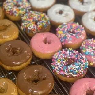 Cake donut with icings