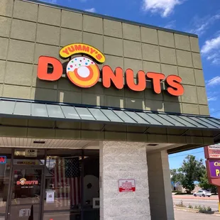 the front of the store
