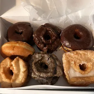 dough desserts, food, donuts