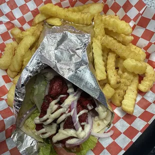 3. Fried Chicken Wrap Combo