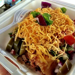 There's a tamale under there somewhere...