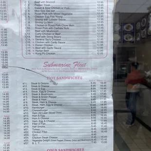 Menu part 3