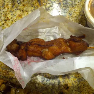 Teriyaki Chicken on a Stick