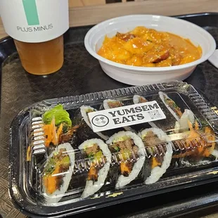 sushi and sashimi, food