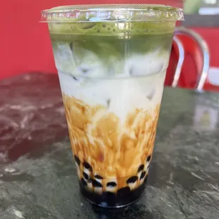 Matcha brown sugar fresh milk
