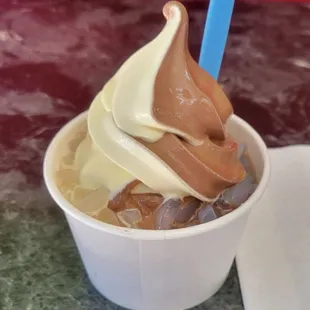 $4.45 for a small, $1 for 1 topping,= $5.45