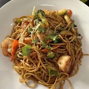 Noodles with Shrimp not Spicy