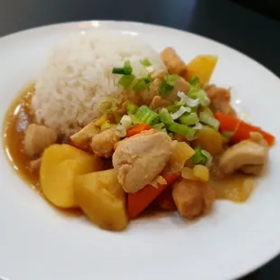 Japanes curry with chicken