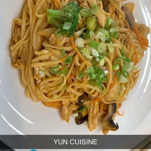 Wok Fried Noodles with chicken