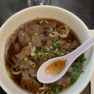 Taiwanese beef noodle soup