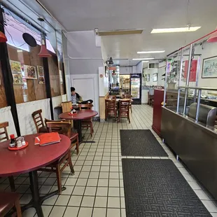 the interior of a restaurant