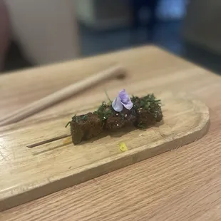 Lamb skewer