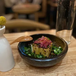 Spring Onion Tofu Salad