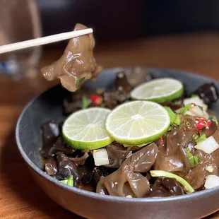 Wood Ear Mushroom Salad