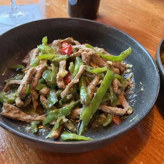 Stir Fried Beef w/Long horn Peppers