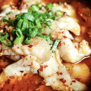 Boiled Fish Filet in Chili Oil