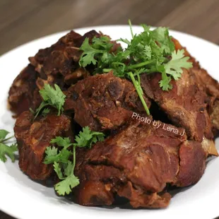 Special Soy Sauce Pork Bone 乡村特色酱大骨 ($13.95) - good