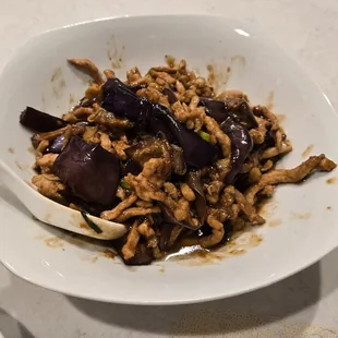 Braised Eggplant with Grounded Pork