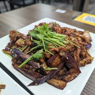 Braised Eggplant w/ Ground Pork