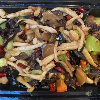 Stir Fried Mixed Fungus-