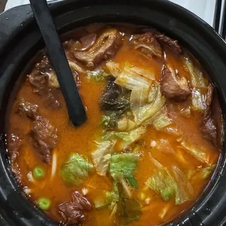 Boiled Pork Intestines in Hot Sauce-