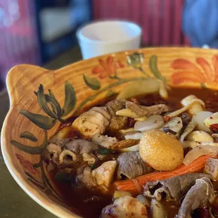 Pick your own topping hot pot