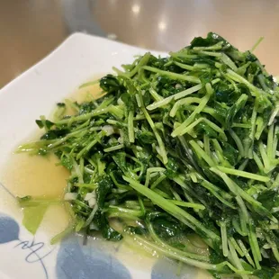 Sautéed soybean sprouts