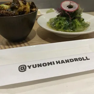 Brussel sprouts and seaweed salad