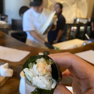 Yellowtail Handroll