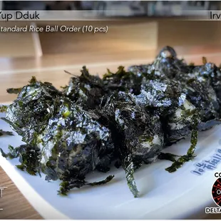 Yup Dduk | B Set ($30) Includes a standard rice ball order.