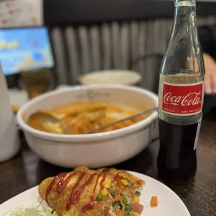 Omelette Rice &amp; # 2 Rose Tteokpokki 2.15.25