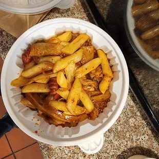 Yupdduk with 2 ramen