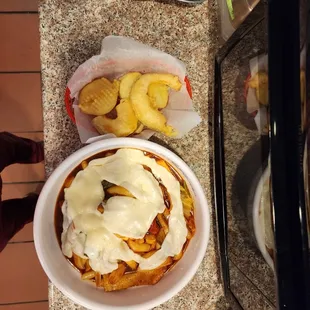 Yupdduk &amp; Veggie fries